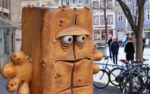 Bernd das Brot lächelt nie. - Foto: Martin Schutt/dpa-Zentralbild/dpa