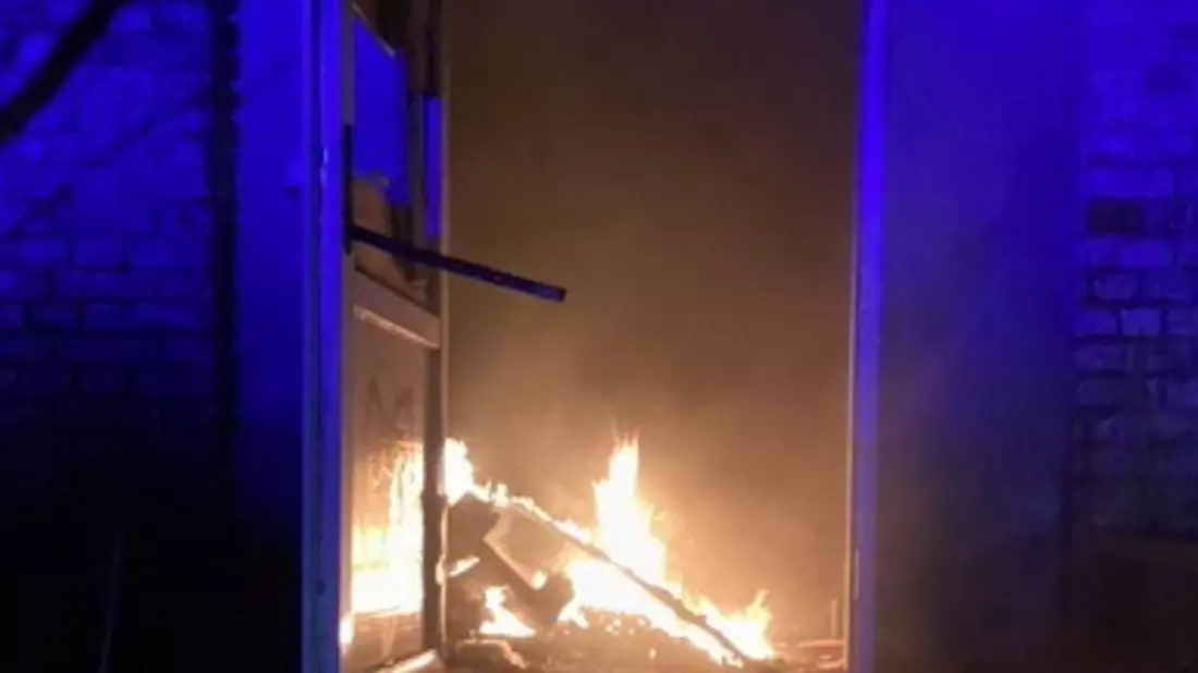 FW Dresden: Brand & Verkehrsunfall - Bild: presseportal.de