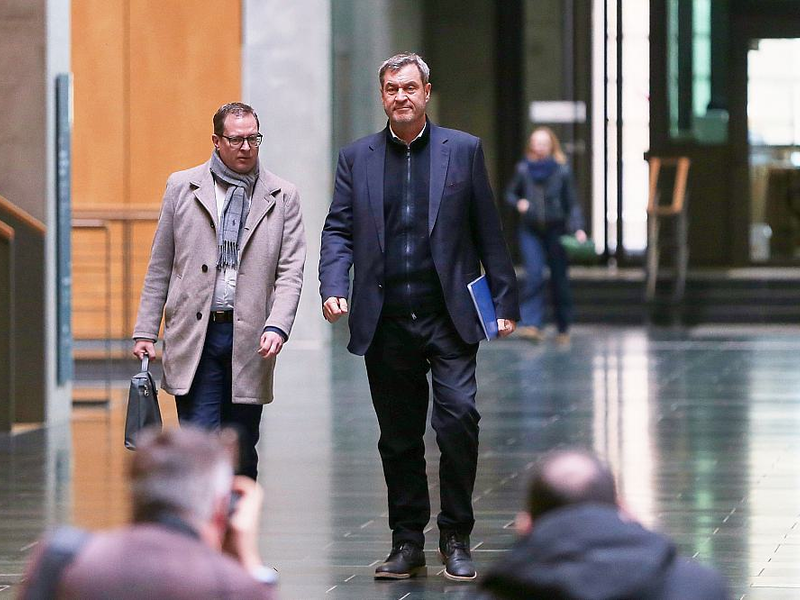 Martin Huber und Markus Söder (Archiv) - Foto: über dts Nachrichtenagentur