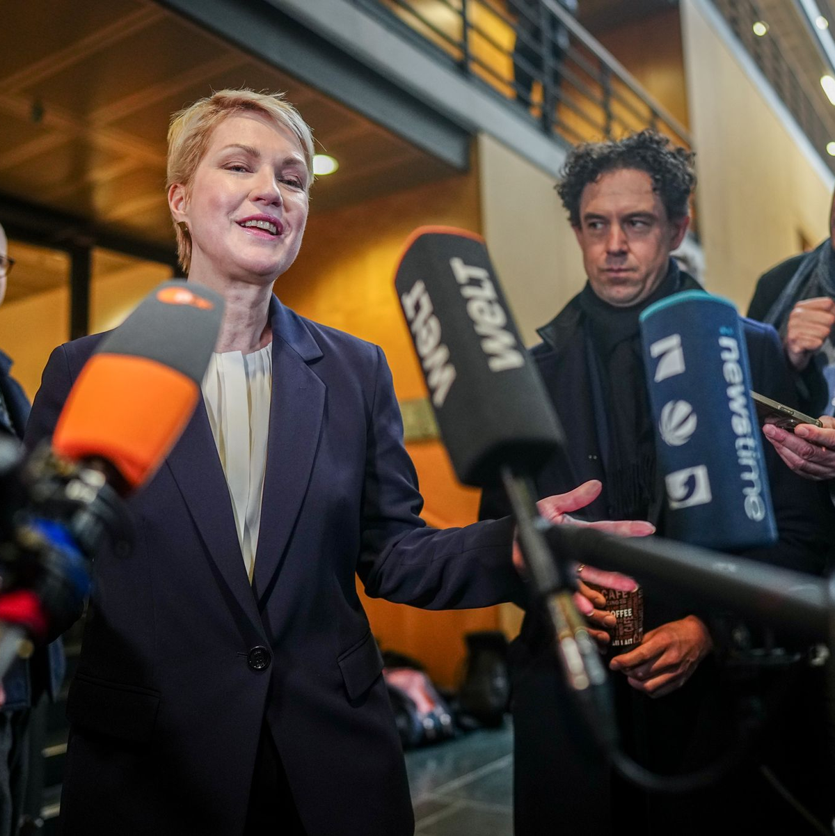 Nur Mecklenburg-Vorpommerns Ministerpräsidentin Manuela Schwesig äußerte sich zunächst.  - Foto: Kay Nietfeld/dpa
