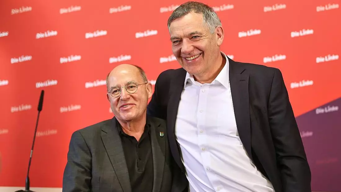 Jan van Aken und Gregor Gysi (Archiv) - Bild: über dts Nachrichtenagentur