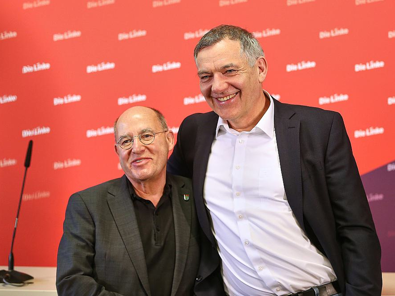 Jan van Aken und Gregor Gysi (Archiv) - Foto: über dts Nachrichtenagentur