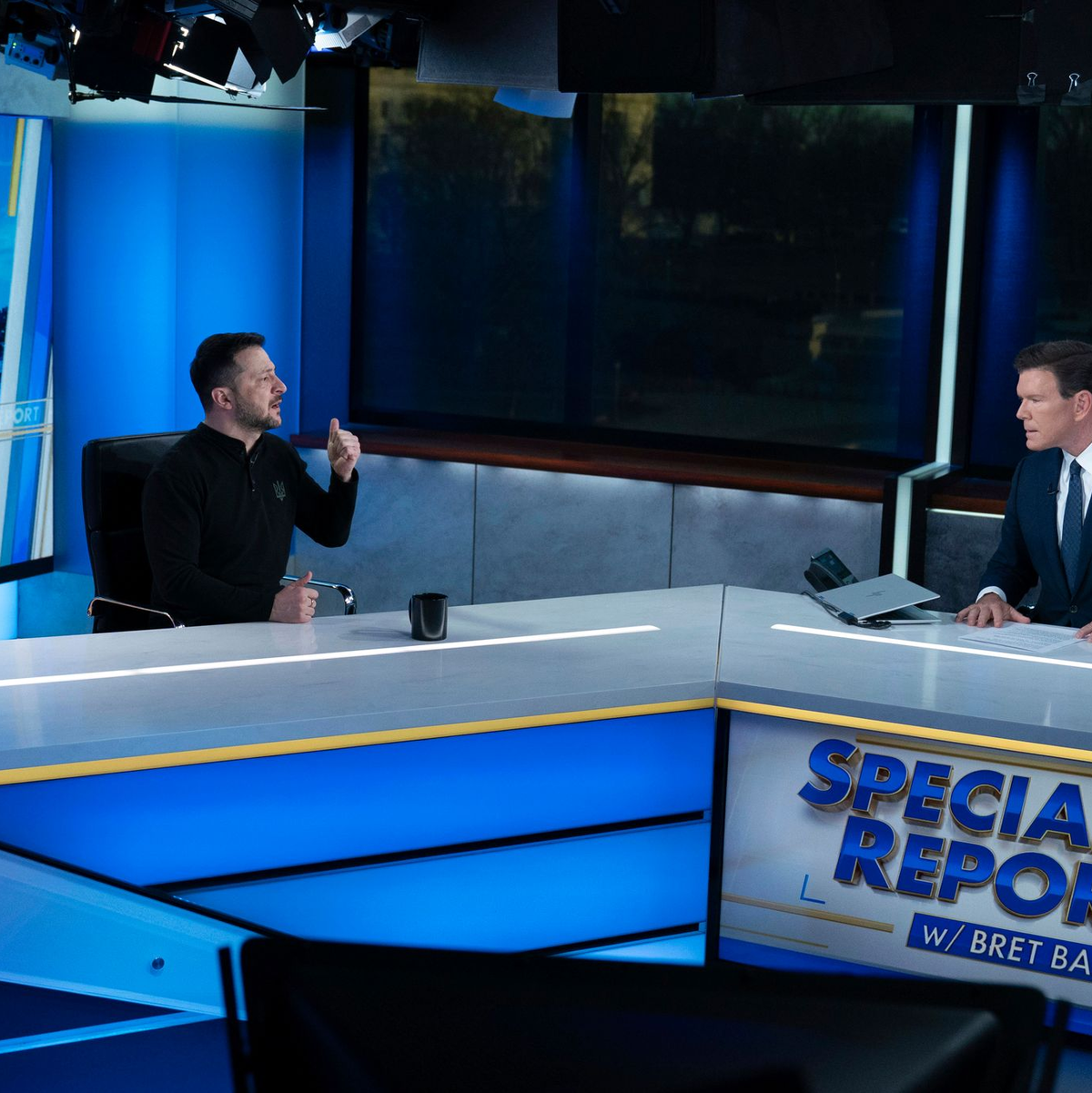 Der ukrainische Präsident Wolodymyr Selenskyj wies bei seinem Besuch in Washington Forderungen nach seinem Rücktritt zurück. - Foto: Jose Luis Magana/AP/dpa