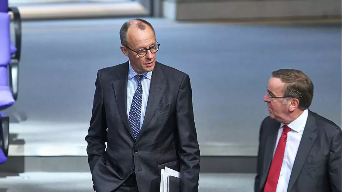 Boris Pistorius und Friedrich Merz (Archiv) - Bild: über dts Nachrichtenagentur