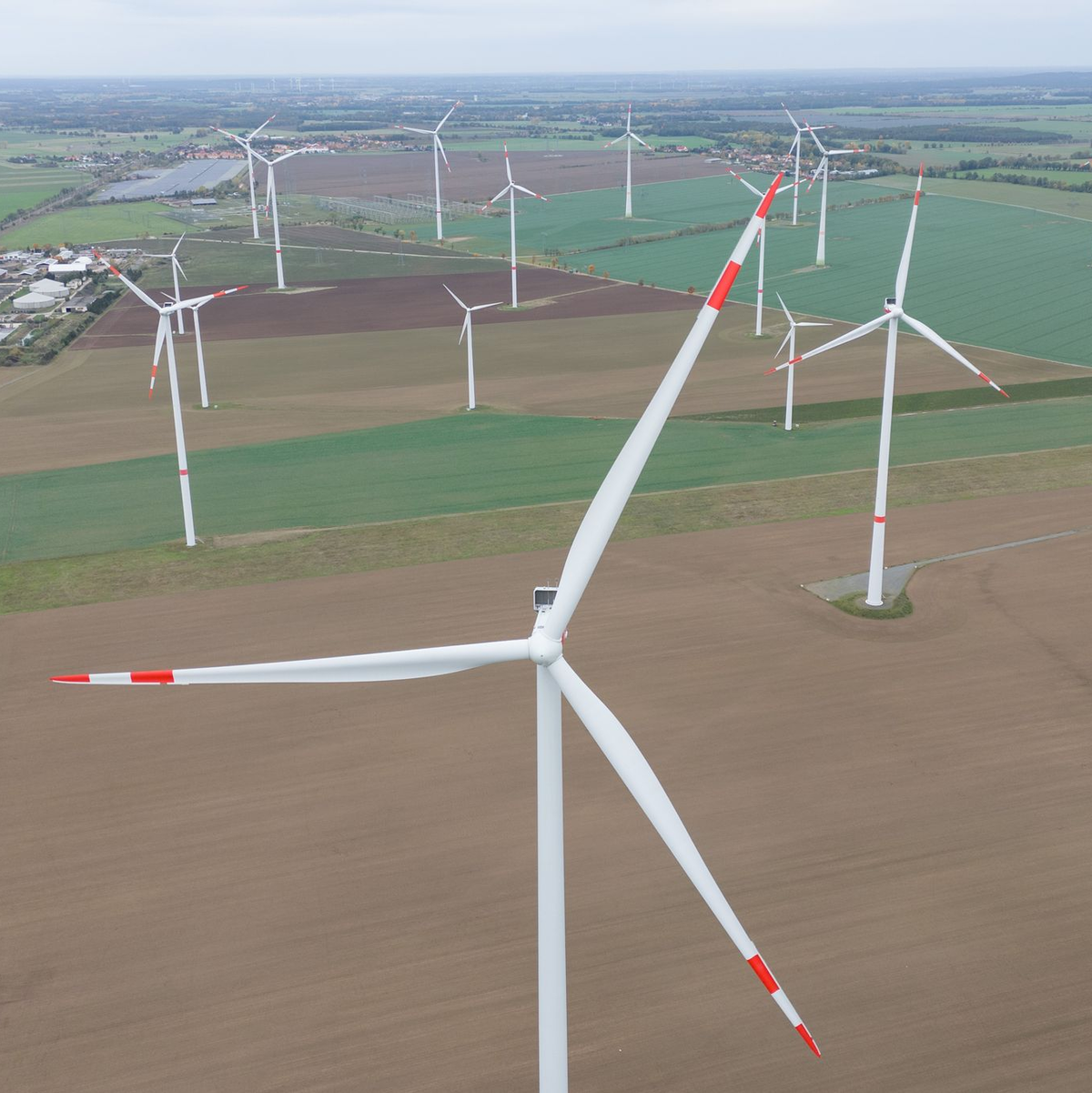 Wenn hohes Stromangebot etwa an windreichen Tagen auf eine geringe Nachfrage trifft, werden an der Börse Abnehmer schon mal mit Geld belohnt. (Archivbild)  - Foto: Sebastian Kahnert/dpa