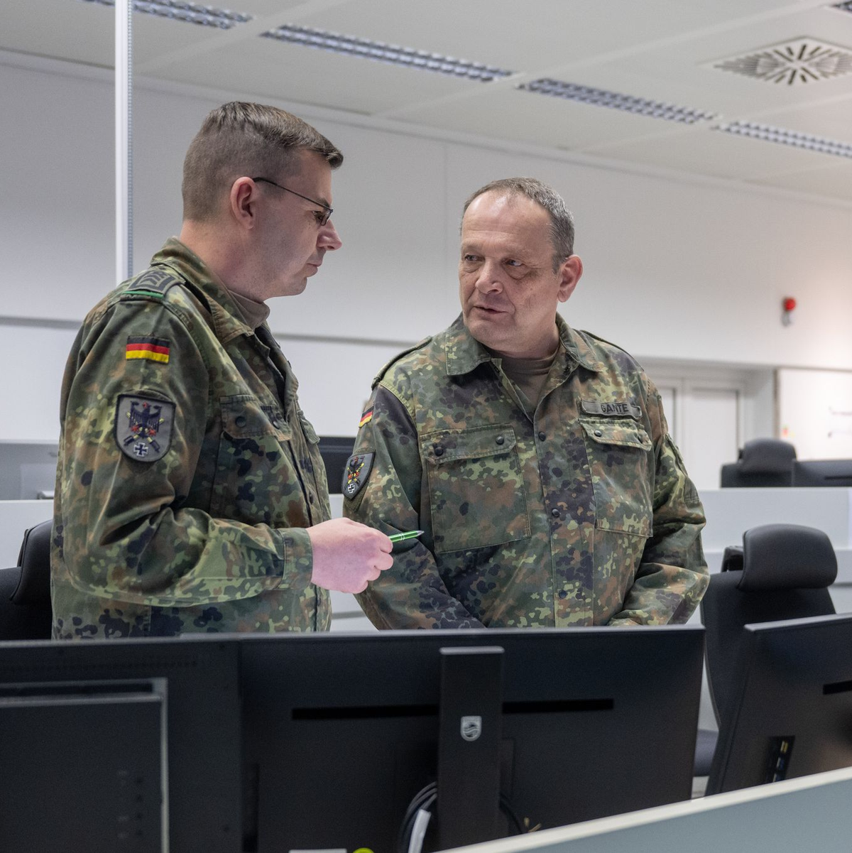 Operationszentrale (OpZ) des Heeres in Schwielowsee - Foto: Christophe Gateau/dpa