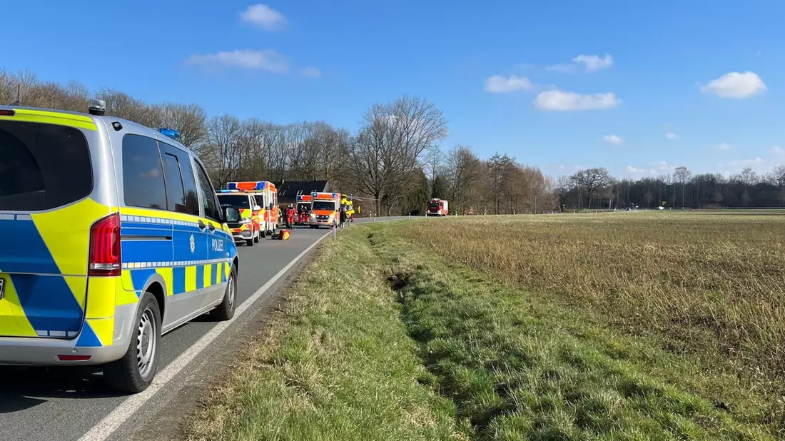 POL-COE: Dülmen, Buldern, schwerer Unfall aus Rennradgruppe heraus - Bild: presseportal.de