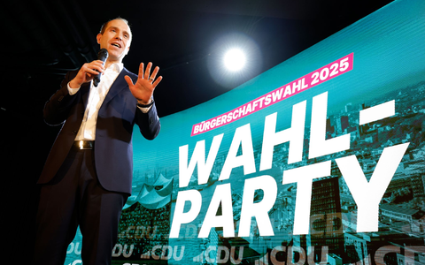 Dennis Thering holt die CDU auf dem Tief.  - Foto: Georg Wendt/dpa