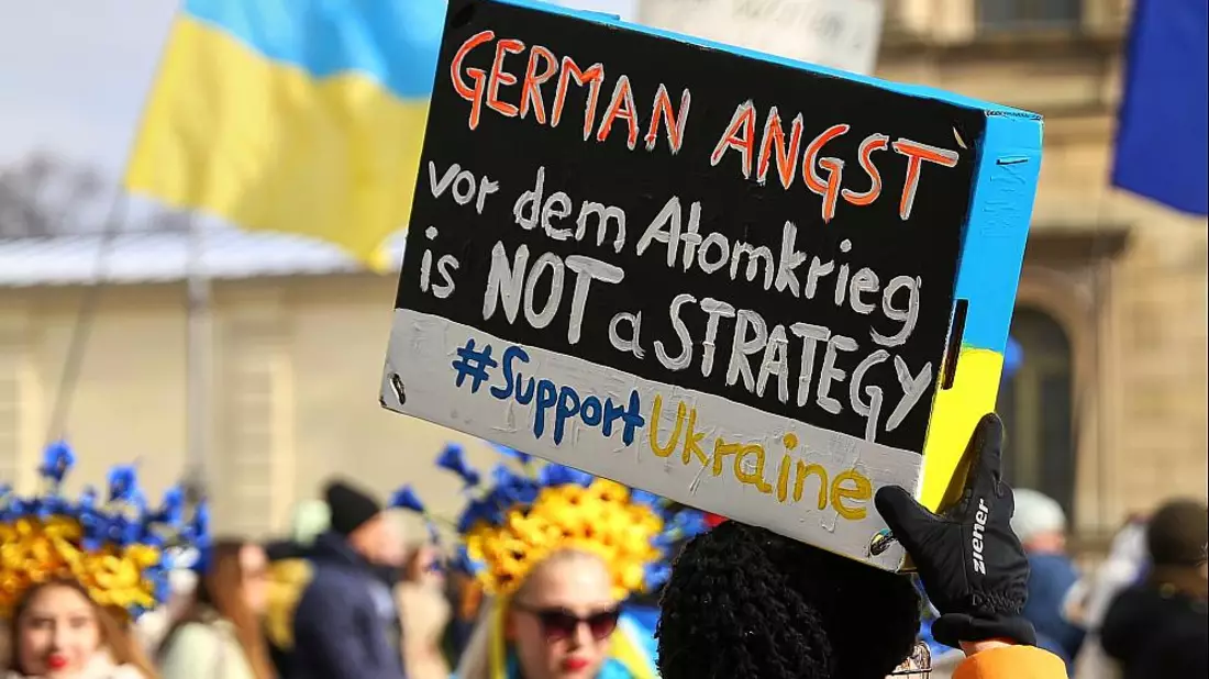 Pro-Ukraine-Demo (Archiv) - Bild: über dts Nachrichtenagentur