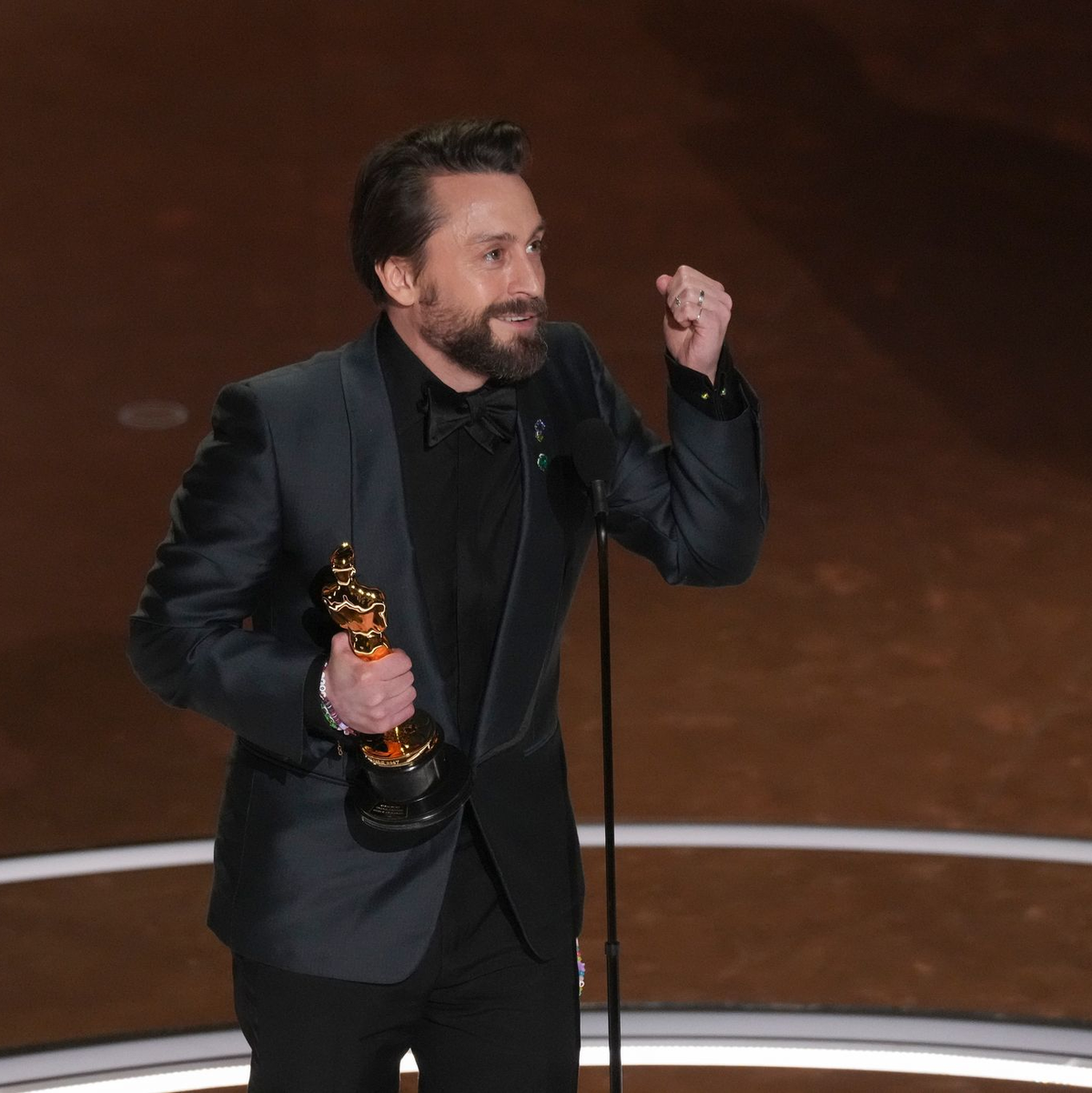 Kieran Culkin wurde als bester Nebendarsteller ausgezeichnet.  - Foto: Chris Pizzello/Invision/AP/dpa