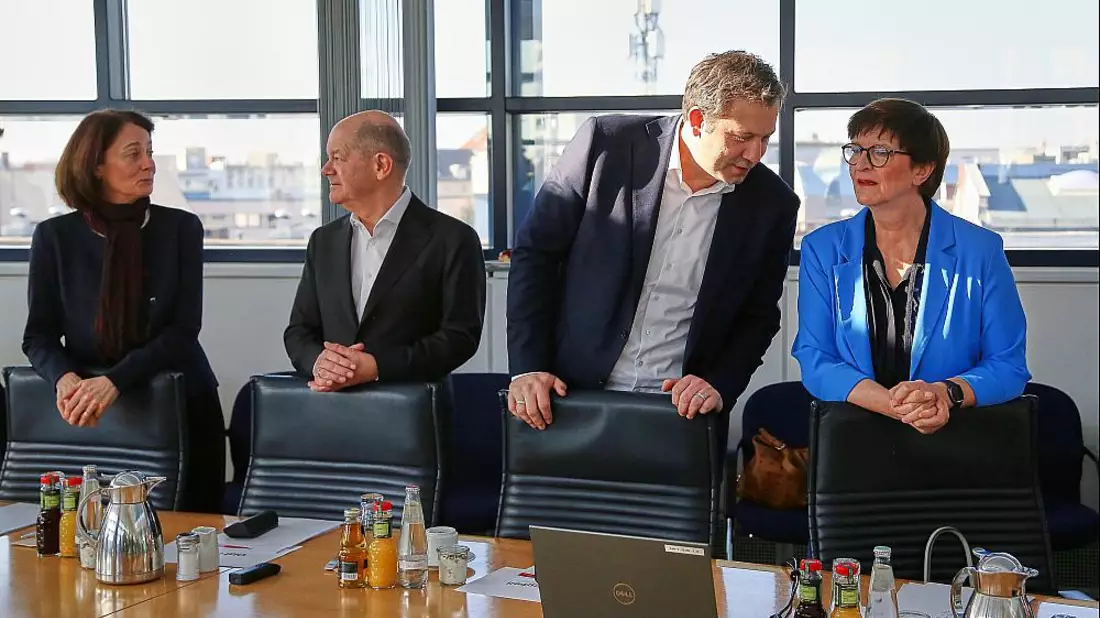 Sitzung von SPD-Präsidium am 03.03.2025 - Bild: über dts Nachrichtenagentur