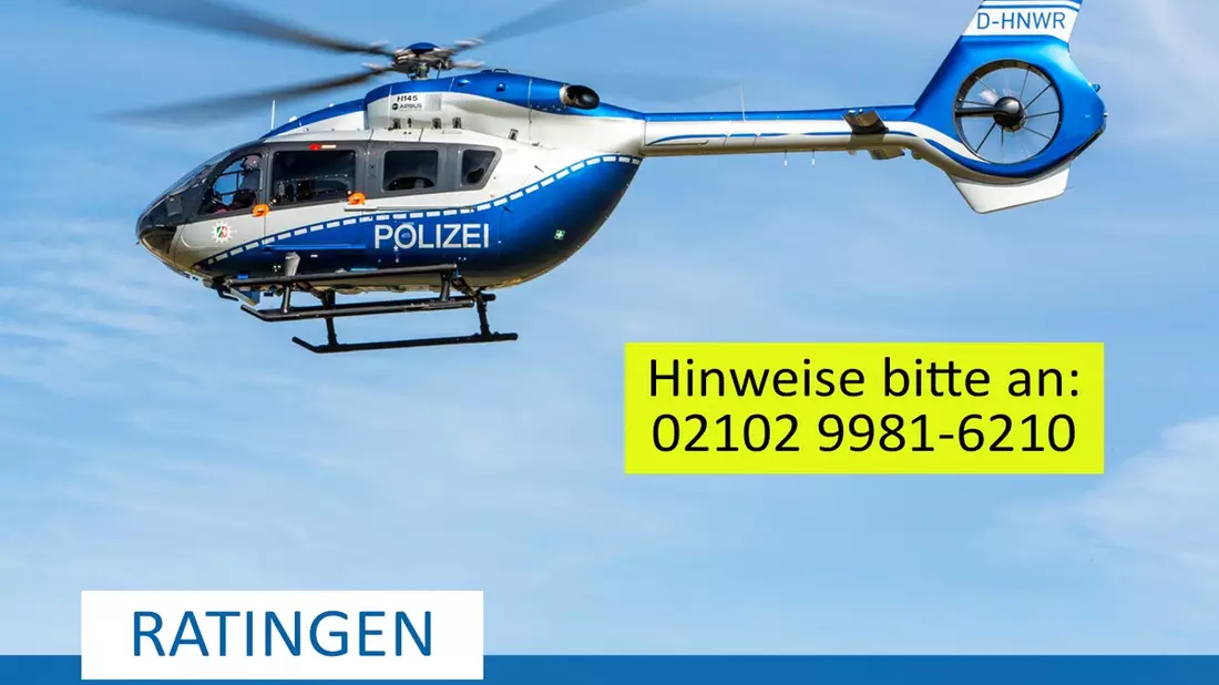 POL-ME: Polizei fahndete per Hubschrauber nach einem Exhibitionisten - 2503003 - Bild: presseportal.de