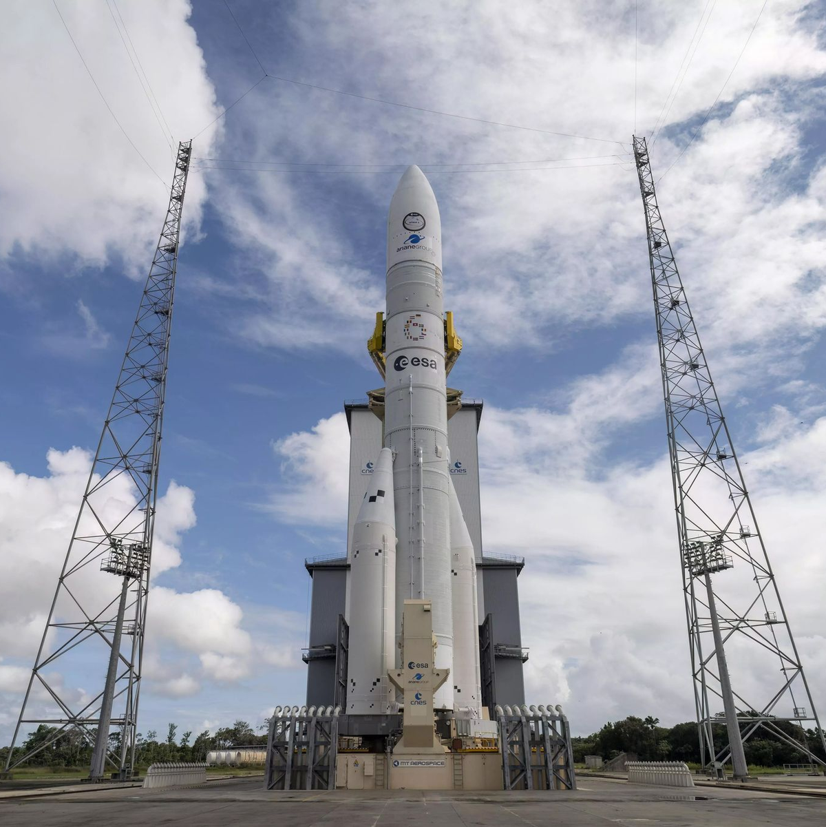 Im vergangenen Sommer hob zum ersten Mal eine Rakete des Typs Ariane 6 ab. (Archivbild) - Foto: L. Bourgeon/ESA/dpa