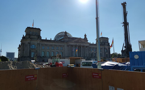 Baustelle vor Deutschem Bundestag (Archiv) - Foto: über dts Nachrichtenagentur