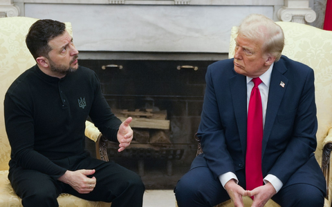 Trump macht nach dem Eklat beim Treffen mit Selenskyj seine Drohung wahr. (Archivbild) - Foto: Mystyslav Chernov/AP/dpa