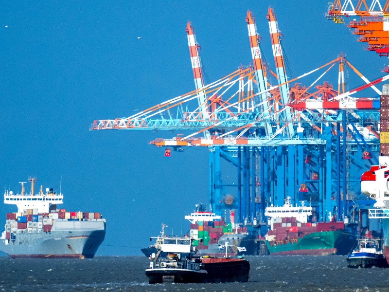 Die USA sind der wichtigste Handelspartner des Hafens Bremerhaven. (Archivbild)  - Foto: Sina Schuldt/dpa