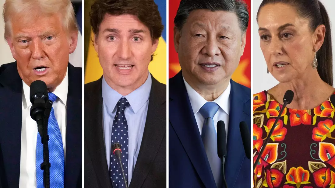 Die Regierung von Donald Trump hat Kanada, Mexiko und China mit neuen Strafzöllen belegt. (Archivbild) - Bild: Uncredited/AP/dpa
