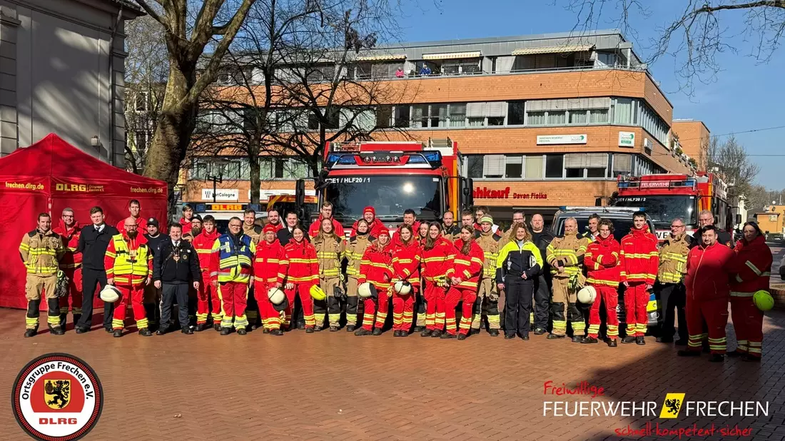 FW Frechen: Freiwillige Feuerwehr Frechen und DLRG Frechen: Erfolgreicher Einsatz beim Karneval 2025 - Bild: presseportal.de