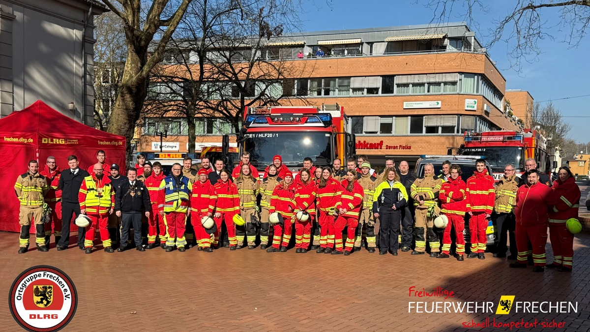 FW Frechen: Freiwillige Feuerwehr Frechen und DLRG Frechen: Erfolgreicher Einsatz beim Karneval 2025 - Foto: presseportal.de