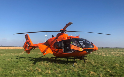 FFW Schwalmtal: Kutschfahrer gestürzt - Rettungshubschrauber im Einsatz - Foto: presseportal.de