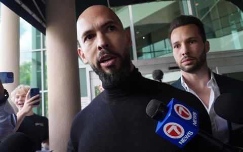 Die Tate-Brüder haben sowohl die britische als auch die amerikanische Staatsbürgerschaft. (Archivbild) - Foto: Marta Lavandier/AP/dpa Die Tate-Brüder haben sowohl die britische als auch die amerikanische Staatsbürgerschaft. (Archivbild) - Foto: Marta Lavandier/AP/dpa