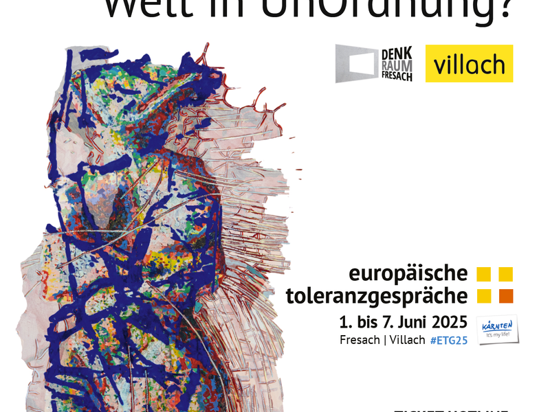 Toleranzgespräche Sujet 2025 - Foto: Denk.Raum.Fresach über pressetext.de