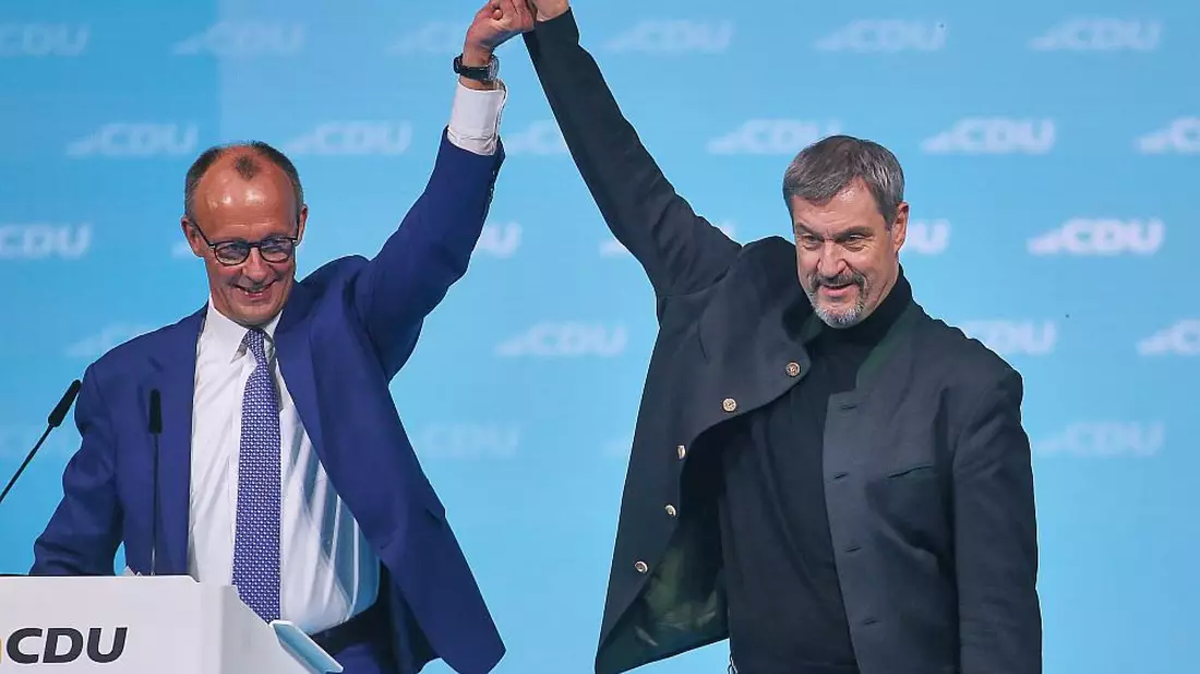 Friedrich Merz und Markus Söder (Archiv) - Bild: über dts Nachrichtenagentur