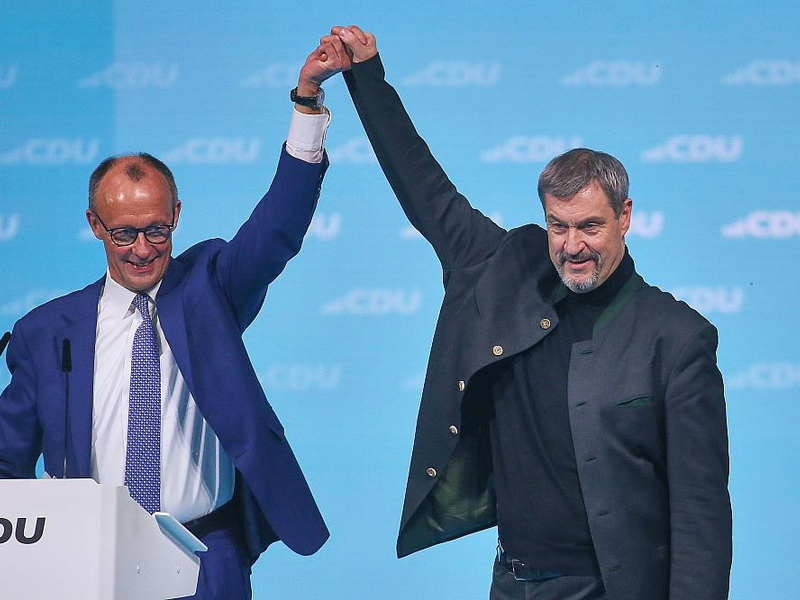 Friedrich Merz und Markus Söder (Archiv) - Foto: über dts Nachrichtenagentur