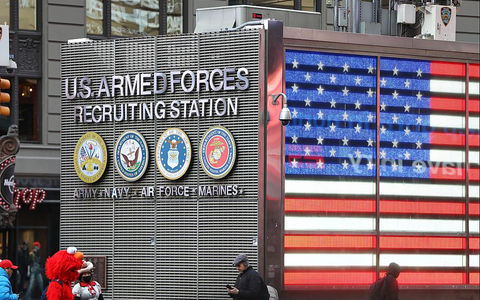 Rekrutierungsstation der US-Streikräfte (Archiv) - Foto: über dts Nachrichtenagentur