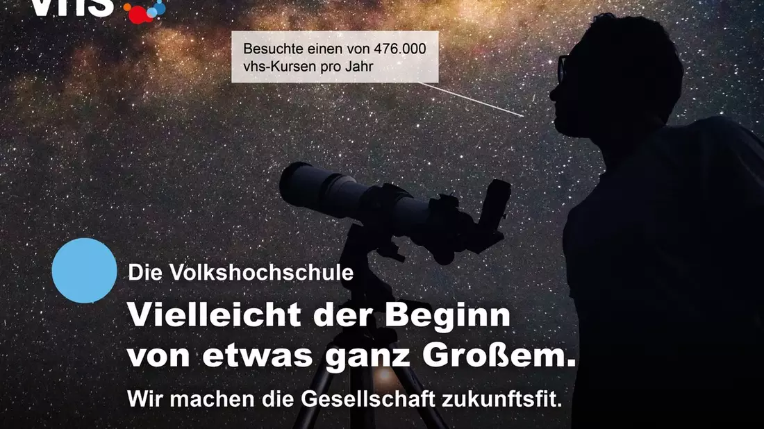 Vielleicht der Beginn von etwas ganz Großem / Neue Marketing-Kampagne wirbt für die Bedeutung von Volkshochschulen - Bild: presseportal.de