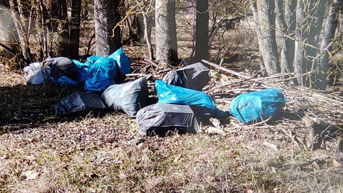 POL-UL: (UL) Blaubeuren - Große Mengen Müll entsorgt / Am Dienstag fand ein Zeuge die Müllsäcke. - Foto: presseportal.de
