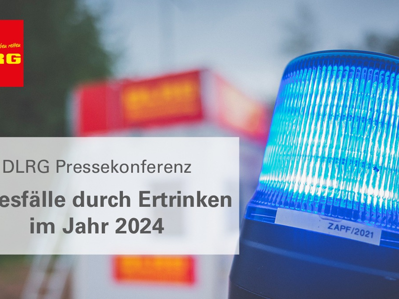 Einladung zur Pressekonferenz der DLRG: Todesfälle durch Ertrinken in Deutschland 2024 - Foto: presseportal.de