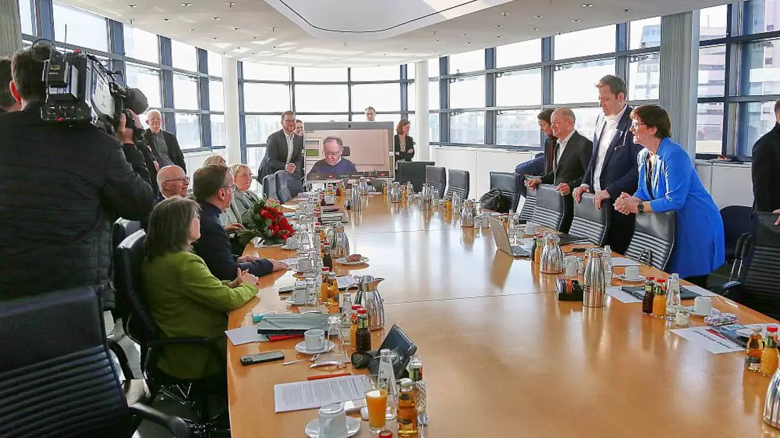 Sitzung von SPD-Präsidium am 03.03.2025 - Bild: über dts Nachrichtenagentur