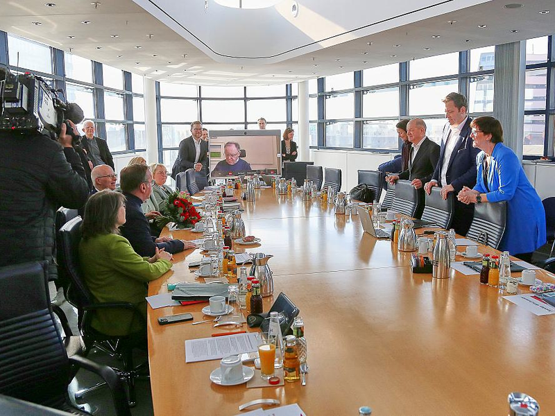 Sitzung von SPD-Präsidium am 03.03.2025 - Foto: über dts Nachrichtenagentur