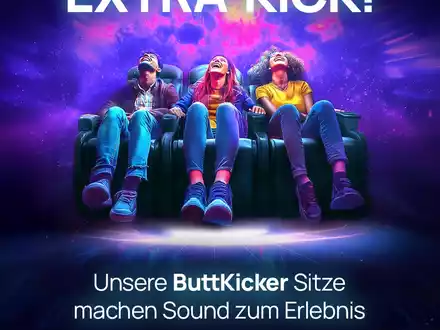 UCI präsentiert neues Premium-Kinoerlebnis mit ButtKicker-Sitzen im UCI Luxe Potsdam - Foto: presseportal.de