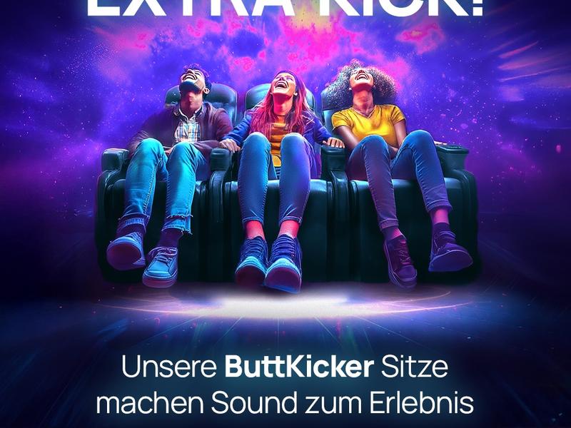 UCI präsentiert neues Premium-Kinoerlebnis mit ButtKicker-Sitzen im UCI Luxe Potsdam - Foto: presseportal.de