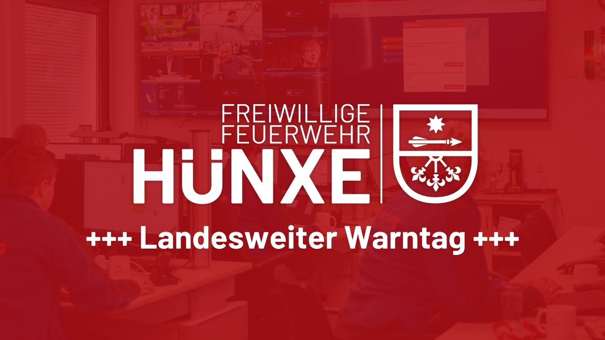 FW Hünxe: Landesweiter Warntag am 13. März - Foto: presseportal.de