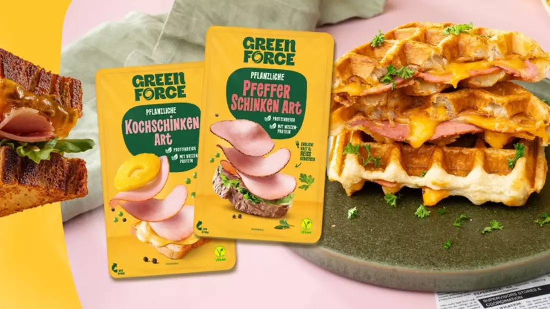 Schinken war nie heißer: GREENFORCE bringt den Kult-Klassiker in pflanzlich und zum Erhitzen! - Bild: presseportal.de