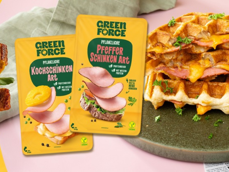 Schinken war nie heißer: GREENFORCE bringt den Kult-Klassiker in pflanzlich und zum Erhitzen! - Foto: presseportal.de