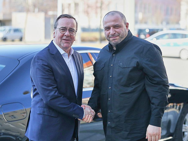 Boris Pistorius und Rustem Umjerow am 06.03.2025 - Foto: über dts Nachrichtenagentur