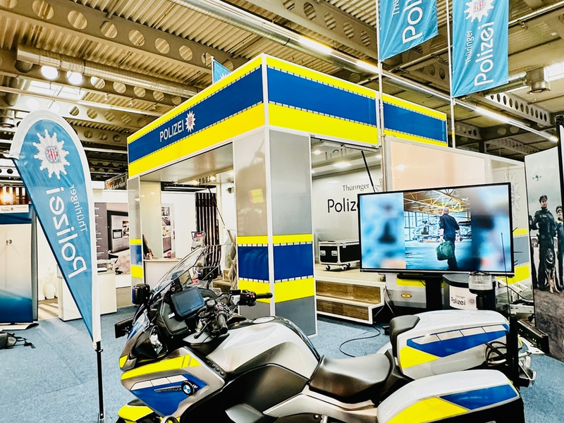 LPD-EF: Thüringer Polizei auf der Thüringen Ausstellung 2025 / 8. bis 16. März 2025 in Halle 1, Stand B05 - Foto: presseportal.de