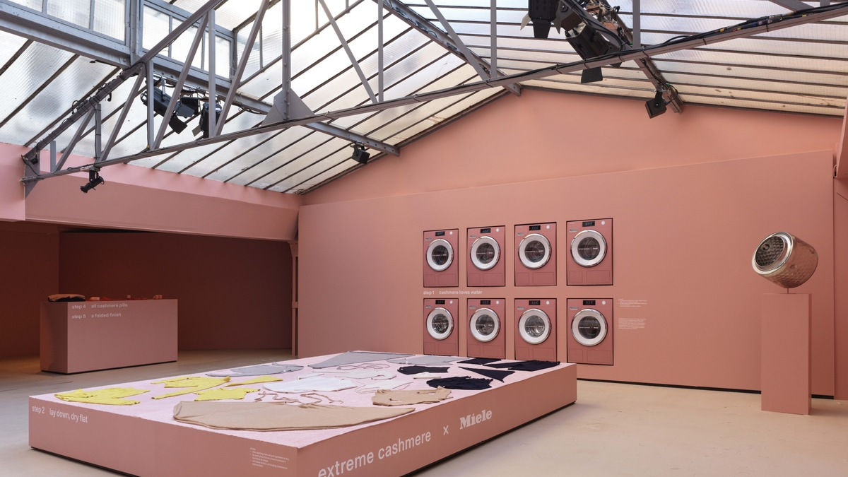 Miele und extreme cashmere präsentieren zur Pariser Fashion Week weltweit erstes Cashmere Spa - Foto: presseportal.de