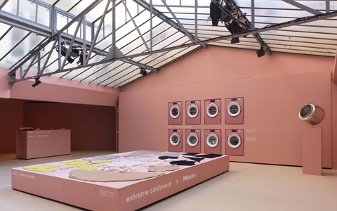 Miele und extreme cashmere präsentieren zur Pariser Fashion Week weltweit erstes Cashmere Spa - Foto: presseportal.de