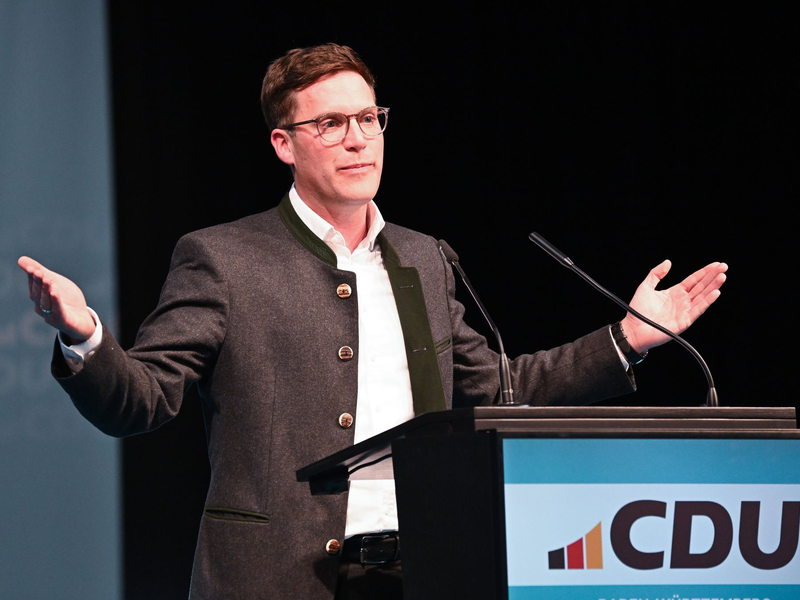 Baden-Württembergs CDU-Chef Hagel: «Ohne echten Politikwechsel bei Migration, Wirtschaft und Staatsmodernisierung gibt es keinen Automatismus für eine Koalition mit der SPD.» - Foto: Bernd Weißbrod/dpa