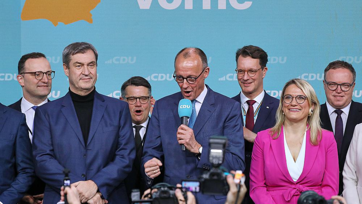 Friedrich Merz mit Unions-Spitzenpolitikern (Archiv) - Foto: über dts Nachrichtenagentur