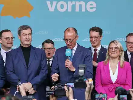 Friedrich Merz mit Unions-Spitzenpolitikern (Archiv) - Foto: über dts Nachrichtenagentur