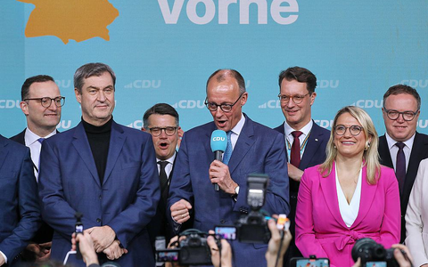 Friedrich Merz mit Unions-Spitzenpolitikern (Archiv) - Foto: über dts Nachrichtenagentur