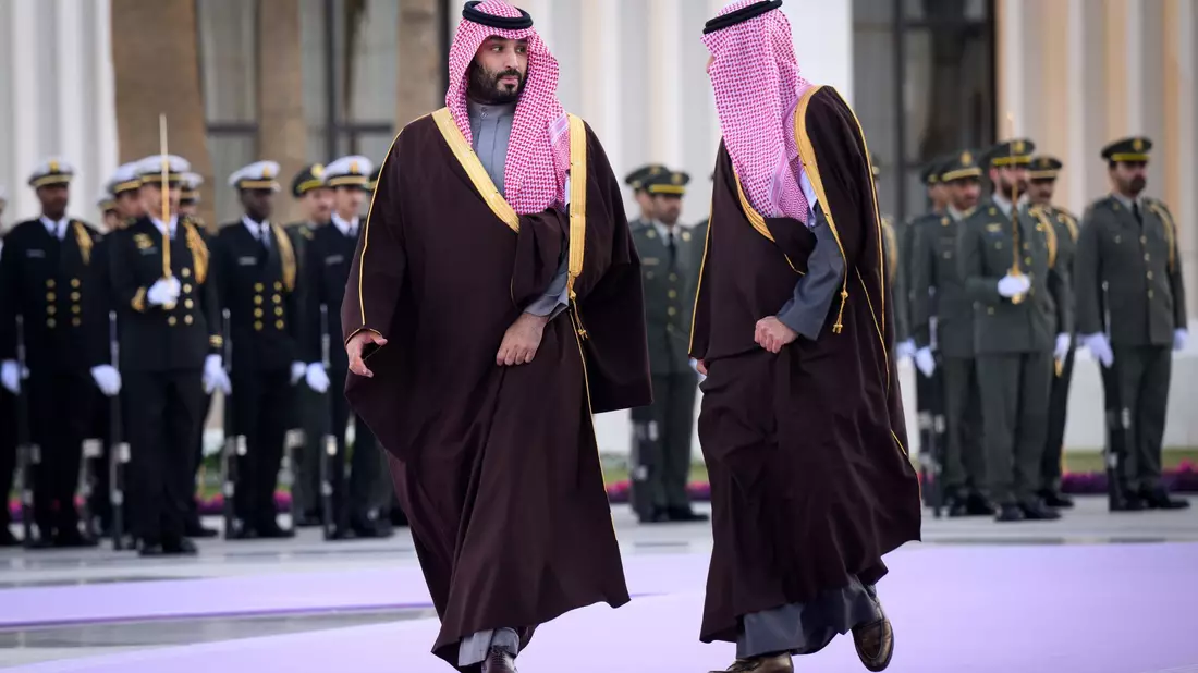 Der saudische Kronprinz zahlt viel Geld für den Besuch Trumps - Bild: Bernd von Jutrczenka/dpa