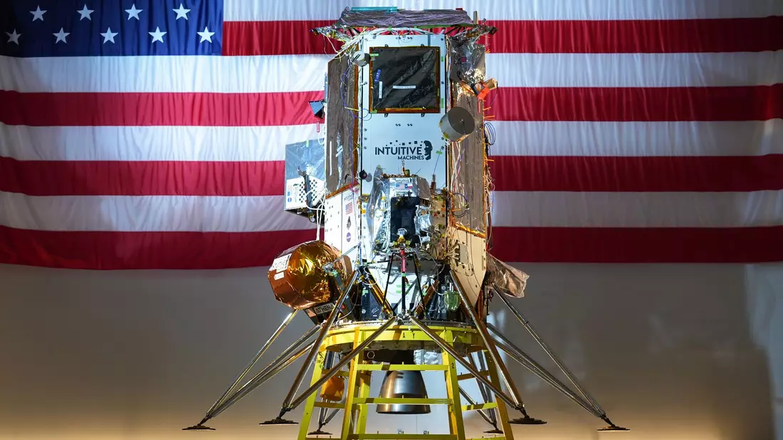 Der Lander «Athena» hat es zum Mond geschafft - ist aber womöglich umgekippt. (Archivbild) - Bild: Intuitive Machines/dpa