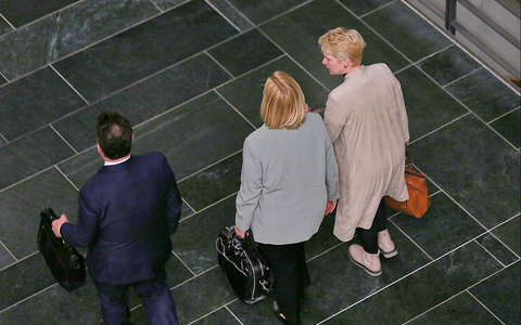 Hubertus Heil, Anke Rehlinger, Manuela Schwesig, am 03.03.2025 - Foto: über dts Nachrichtenagentur